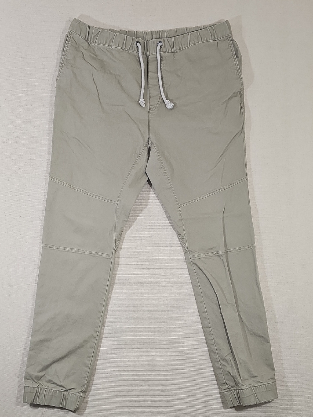 H&M Men's Drawstring Joggers - Sage Size 34